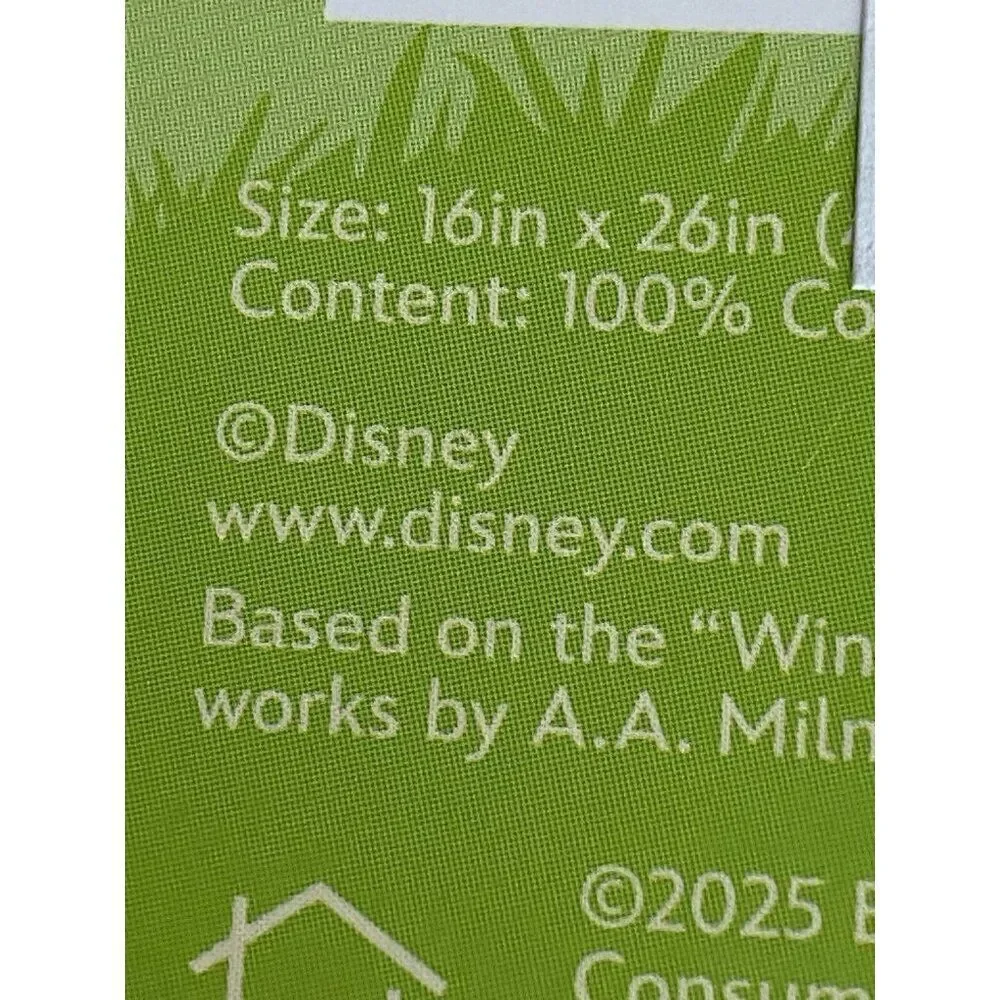 2 Pack Disney Winnie the Pooh Piglet Floral Spring Kitchen Towels 16 X 26” NEW‎